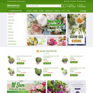Theme wordpress bán hoa tươi