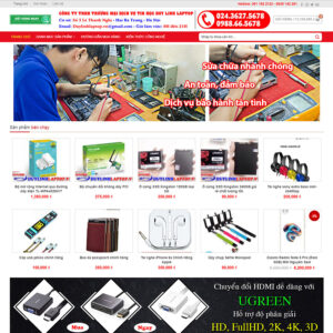 Theme wordpress bán linh kiện